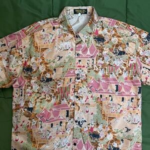Thai Silk Button-up. Perfect condition.